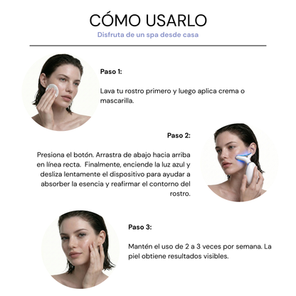 Masajeador facial seven colors