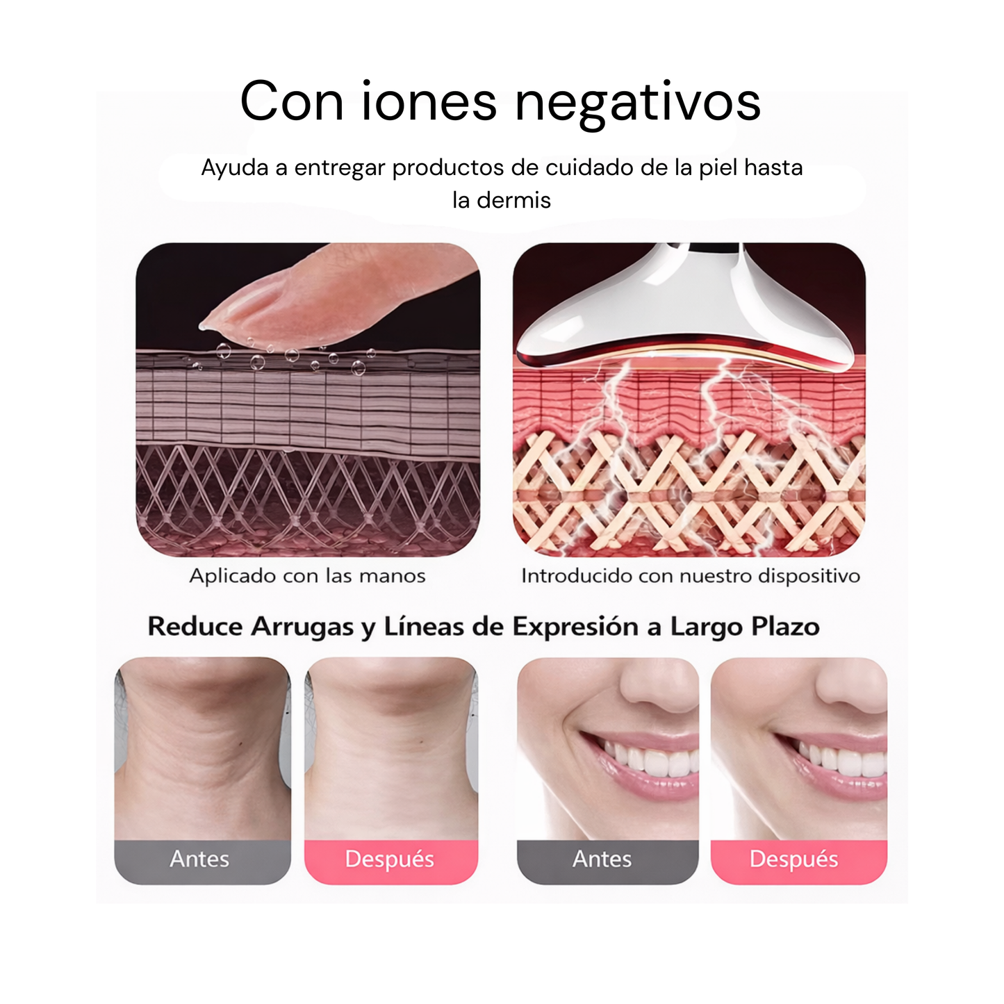 Masajeador facial seven colors