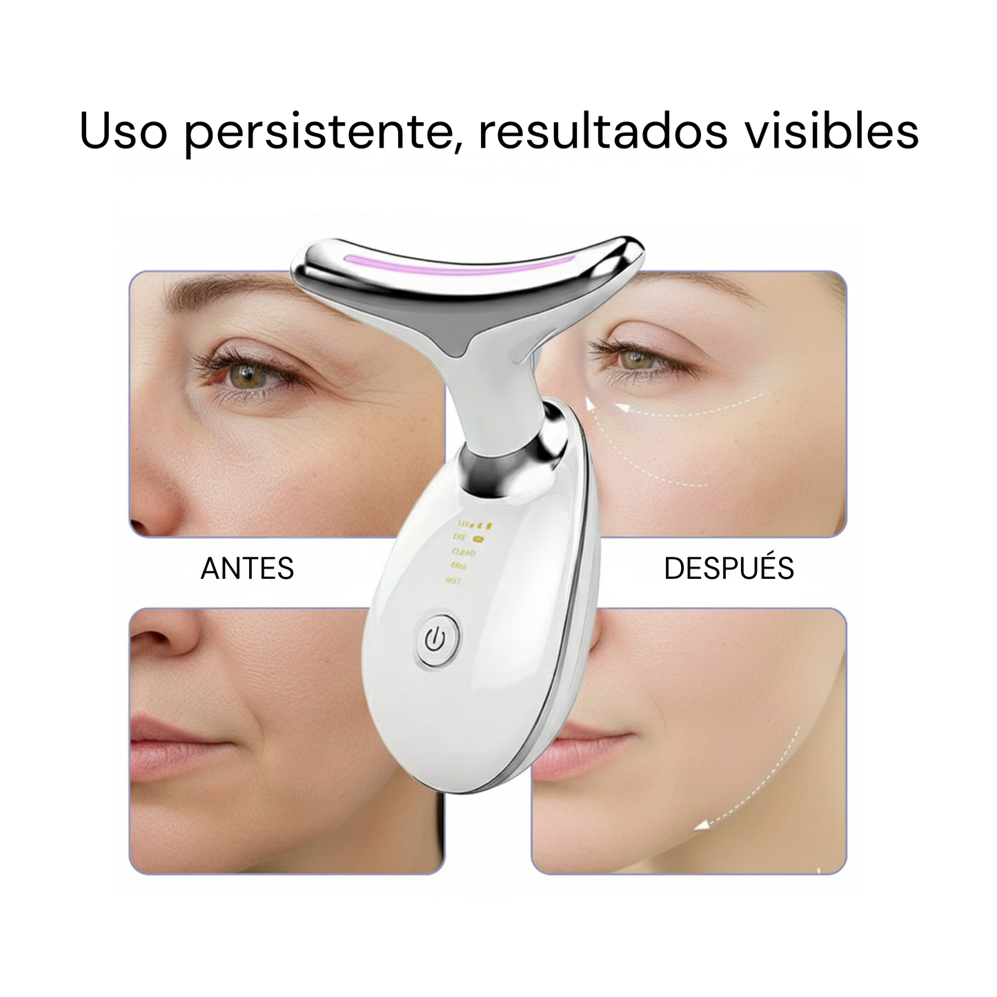 Masajeador facial seven colors